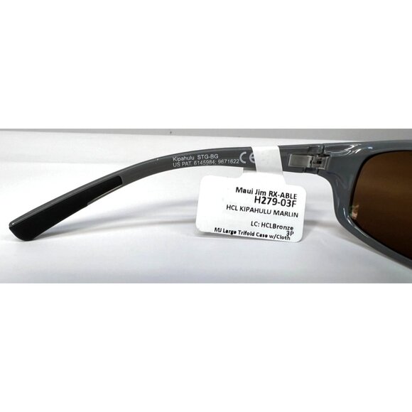 Maui Jim HCL Kipahulu Marlin Stg-Bg Polarized Wrap Mj 279-03F - Picture 3 of 9